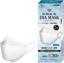 画像をギャラリービューアに読み込む, サージカルダイヤモンドマスク(個別包装30枚入り)白
